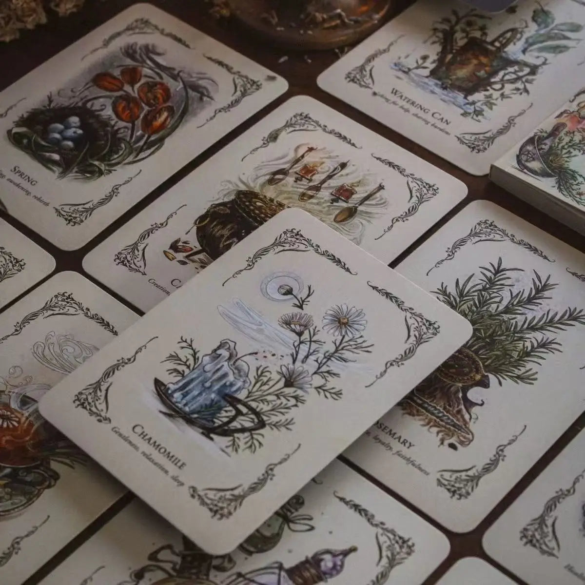 The Green Witch's Oracle Tarot Deck Embrace the Wisdom and Insight of Natural Magic Green Witch Witchcraft Series Party Toy Game