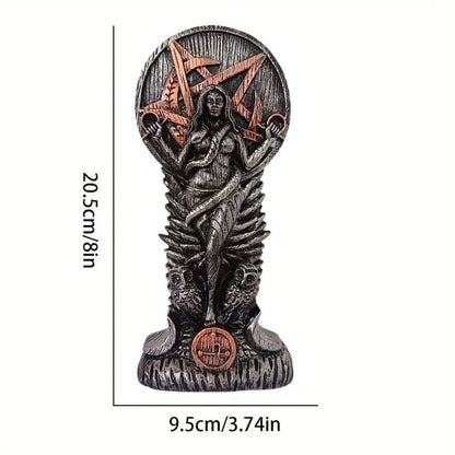 Pagan Altar Goddess Of Wisdom Sculpture Sumerian Witchcraft Female Woman Snake Witch Decor Home Decore Ornaments Goddess Statue
