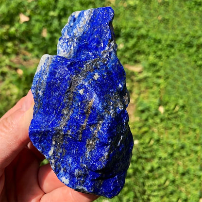 Natural stone sapphire raw stones fire free crystal aromatreatment diffused stone blue ore raw material home decoration