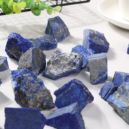 Natural stone sapphire raw stones fire free crystal aromatreatment diffused stone blue ore raw material home decoration