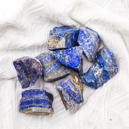 Natural Lapis Lazuli Raw Stone Crystal Cluster Rough Mineral Specimen Reiki Healing Energy Home Decor Aquarium Ornament