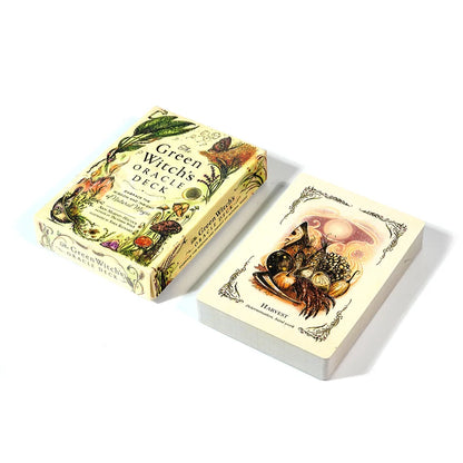 The Green Witch's Oracle Tarot Deck Embrace the Wisdom and Insight of Natural Magic Green Witch Witchcraft Series Party Toy Game