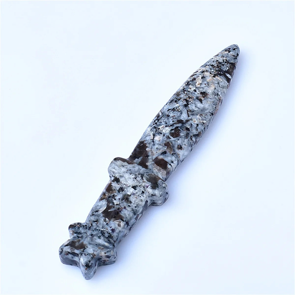Natural Crystal Carved Witch's Knife Healing Crystal Gift for Rituals Unique Home Decor & Garden Item